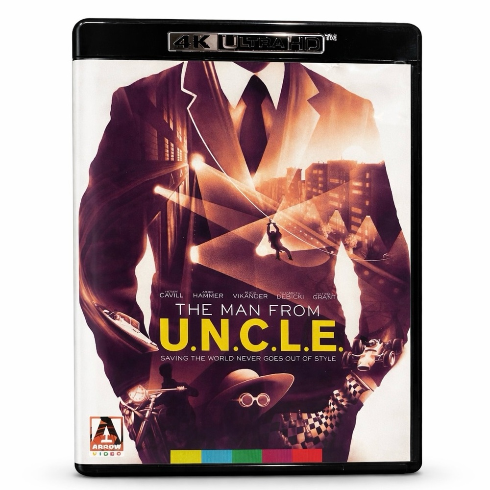 The Man From UNCLE 4K UHD Blu-ray Arrow Video New Disc Damaged Case